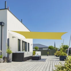 Windhager Sonnensegel Cannes gelb 4 x 5 m