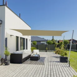 Windhager Sonnensegel Cannes taupe 4 x 5 m