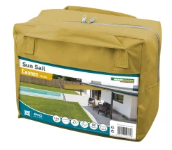 Windhager Sonnensegel Cannes gelb 3 x 3 m