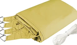 Windhager Sonnensegel Cannes gelb 5 x 5 m