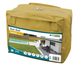 Windhager Sonnensegel Cannes gelb 5 x 5 m