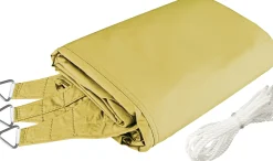 Windhager Sonnensegel Cannes gelb 5 x 5 x 5 m