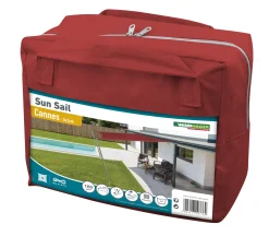 Windhager Sonnensegel Cannes brick 5 x 5 m