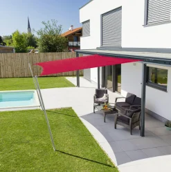 Windhager Sonnensegel Cannes brick 5 x 5 m