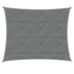 Windhager Sonnensegel Capri grau 3 x 4 m
