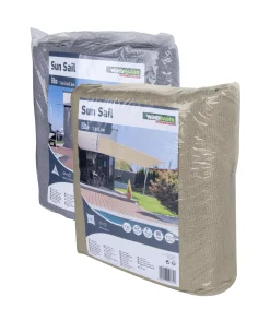 Windhager Sonnensegel Elba grau 3,6 x 3,6 m