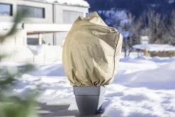 Windhager Winterschutz für Pflanzen Schutzhaube Ultraproject 110 x 110 cm beige