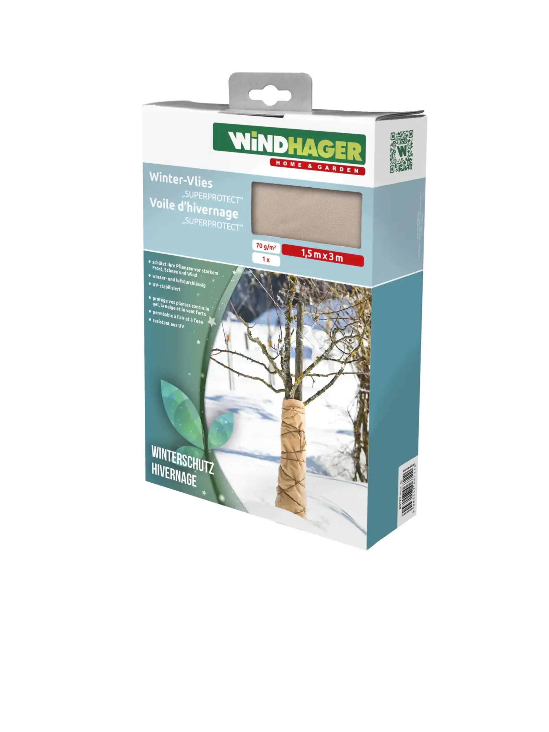 Windhager Winter-Vlies Super-Protect 3 x 1,5 m, beige