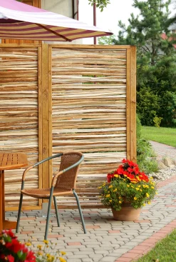 Zaunelement Haselnuss 90 x 180 cm