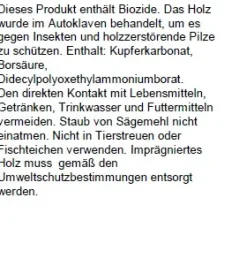 Zaunlatte 100 cm, 55 mm, kesseldruckimprägniert